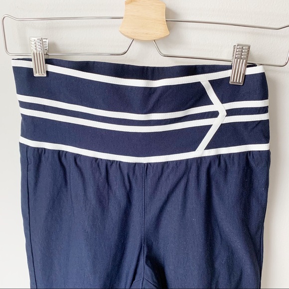 Celine Ski Snow Duck Down Pants in Navy and White - Picture 3 of 6